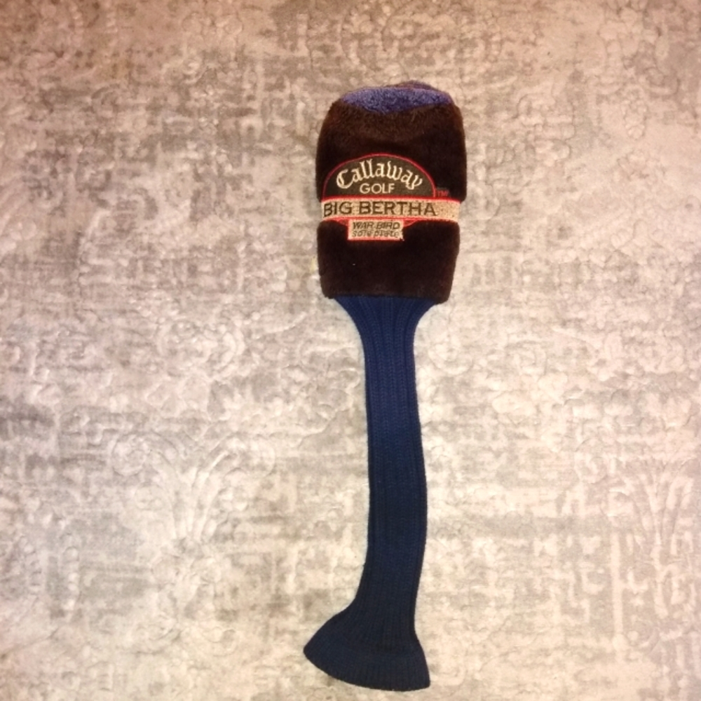 Callaway vintage navy blue Big Bertha Golf Head cover